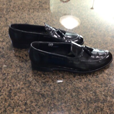 EUC Florsheim Tassel Loafers, Black FLORSHEIM ROYAL IMPERIAL Black Wingtip Brogue Kiltie Tassel  main image 2