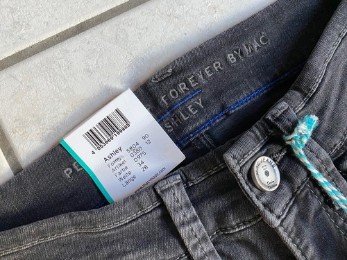MAC Jeans Ashley Westminster Casual Gr. 34 NEU Stretch W34/L28 schwarz/grau - Bild 4 von 6