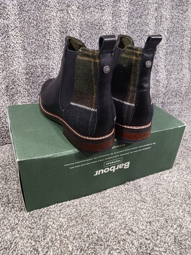 NEW $230 Barbour Sloane Womens US 7 EU 38 Leather/Wool Chelsea Boot Bootie Shoes - Picture 8 of 15