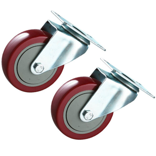 2 PCS Retractable Casters Wheels Heavy Duty Casters Wheels Furniture