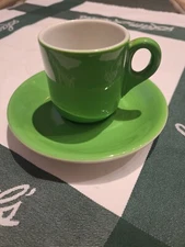 Greenbrier Resort Hotel C&O Railroad Dorothy Draper Demitasse Cup & Saucer