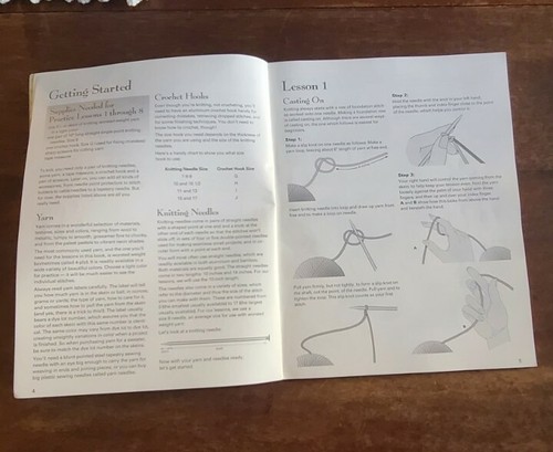 The Learn To Knit A Sweater Book American School Of Needlework Jean Leinhauser - Picture 5 of 8