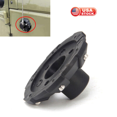 Antenna Base Cover Trim For Jeep Wrangler JK JL JLU JT Rubicon Sahara 2007-2021