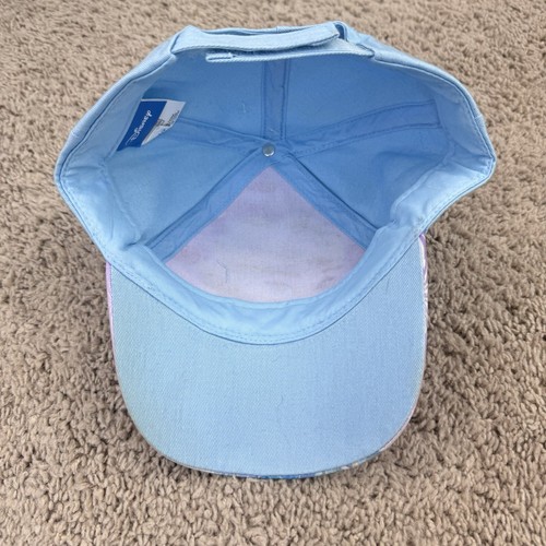 Disney Hat Elsa Youth Girls Strapback Baseball Cap 100% Cotton Kids Toddler NWT - Picture 9 of 11
