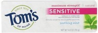 3 Pk Tom's Of Maine Sensitive Strength Natural Toothpaste, Soothing Mint 4 Oz Ea on sale 3 Pk Tom's Of Maine Sensitive Strength Natural Toothpaste, Soothing Mint 4 Oz Ea on sale