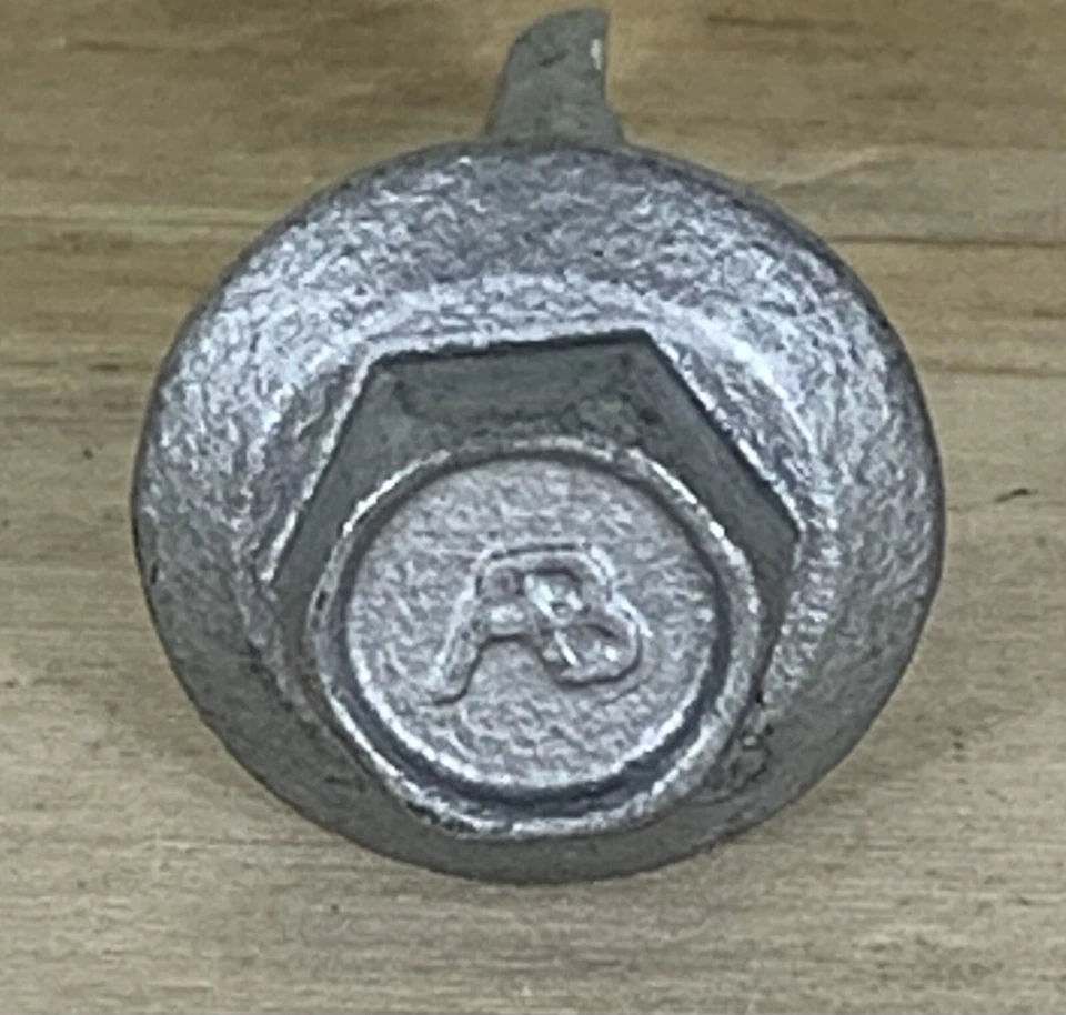 Atlas 1/4x7/8”-5/16 hexagonal 240ct con arandela tornillos de puntada de chapa autoperforantes Foto 3 de 4