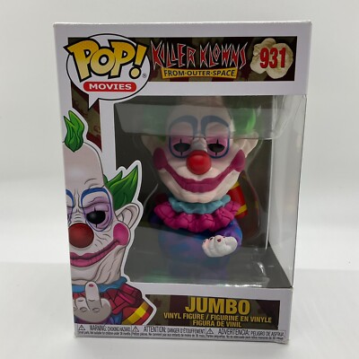 Funko Pop Movies Killer Klowns From Outerspace Jumbo 931 Horror Vinyl Figure