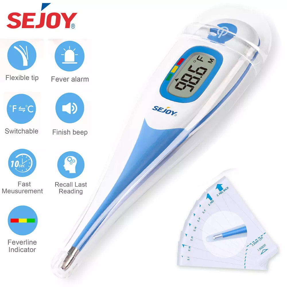 Thermometer, Digital Medical Thermometer for Baby Children and Adult  Termometro - Fever Thermometer for Fever Accurate and Fast Readings - Oral  and