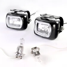 Sirius NS1 fog light pair + replacement H3 halogen color bulbs x2pcs ε