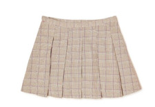 new Wonder Nation Girls Pleated Skirt, Sizes L 10-12 color Brown Sand