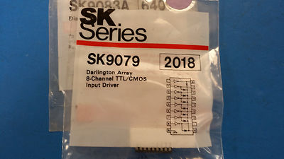 SK9079 RCA (NTE2018 EQUAL) Trans Darlington Array 8-Channel 50V 0.6A 18-Pin PDIP
