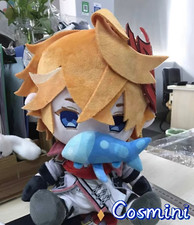Anime Genshin Impact Tartaglia 30cm Plush Doll Dress up Toy Plushie Game