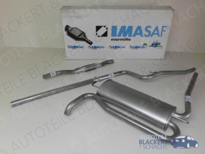 IMASAF Auspuffset ab Kat für Fiat Strada 1.2 1999-2006 | Flex+Mittelrohr+Endtopf