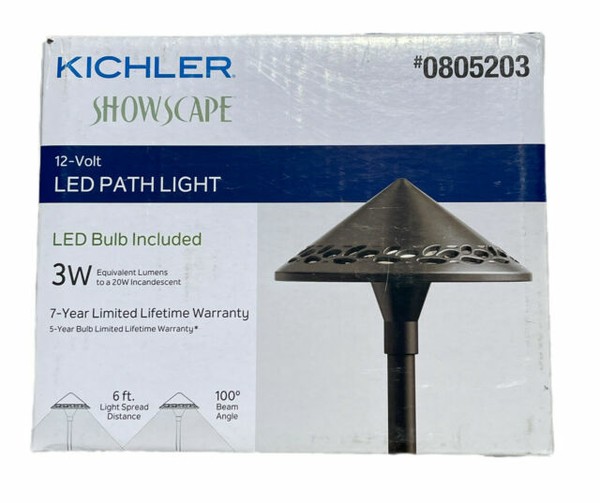 Kichler 3W Hardwired LED Path Light Olde Bronze (28306) for sale