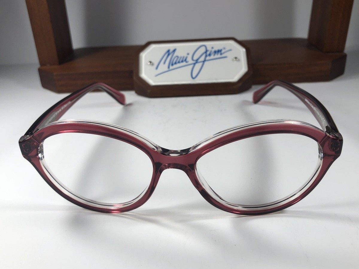 Maui Jim Mariana MJ 828-52C Hot Pink W/Clear Sunglasses 