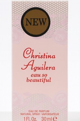 Eau So Beautiful By Christina Aguilera   1 FL oz /30  NEW Spray Women Perfume 