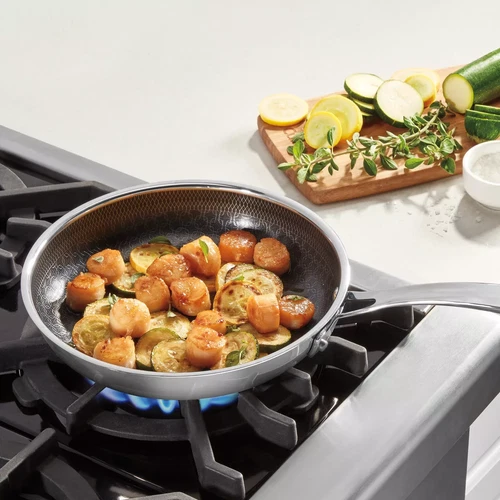 Cuisinart Fusionplus Hybrid Stainless Steel and Ceramic Nonstick Fry Pan - Thumbnail 3