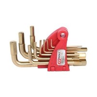 Bronzeplus Innensechskant-WinkelstiftschlüSsel-Satz 9-Tlg Ks Tools 963.1513