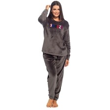 A2Z Ladies Flannel Fleece Pyjama Set Soft Pjs Womens Loungewear Winter Nightwear