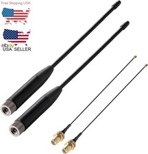 2x 10dBi Gain Long Range Soft Whip 915MHz LoRa Meshtastic SMA Male Antenna 19cm