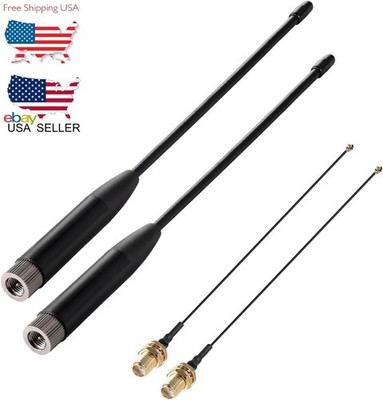 2x 10dBi Gain Long Range Soft Whip 915MHz LoRa Meshtastic SMA Male Antenna 19cm