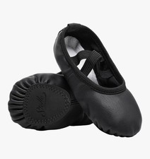 Ballet Shoes for Girls Stella Toddler Leather Boys and Girl Dance Shoes for Kids