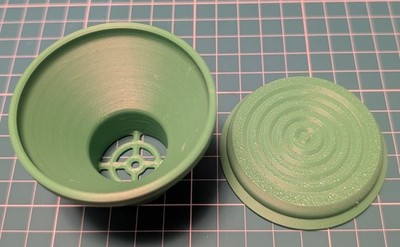 POWDER FUNNEL and COMPONENT SEPARATOR for the RCBS Little Dandy Powder Dispenser