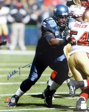 Walter Jones Autographed Signed 16x20 Photo Seattle Seahawks MCS Holo