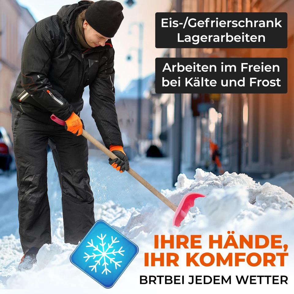 12 bis 240 Paar Winter Arbeitshandschuhe Herren Isoliert Warm Montagehandschuhe - Bild 4 von 4