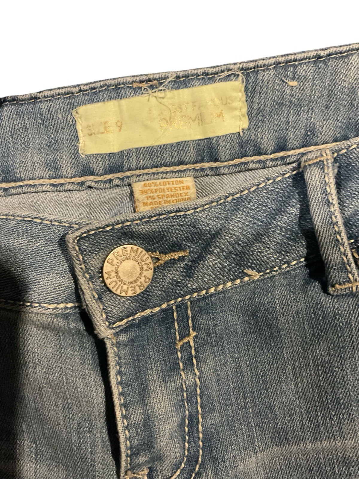 Straight Leg Vintage Patchwork Almost Famous Jean… - image 4