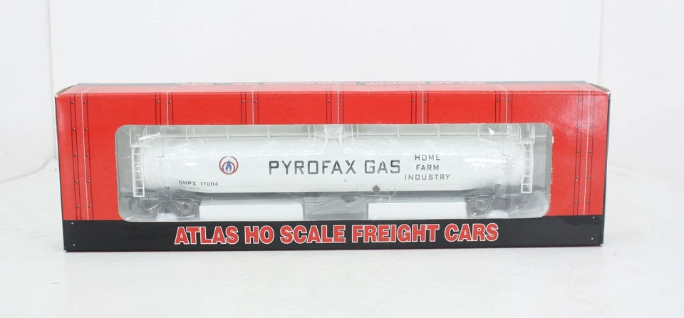 HO Atlas 1728-3 Pyrofax ACF 33,000 Gallon Tank Car SHPX 17004 - Image 2 of 2