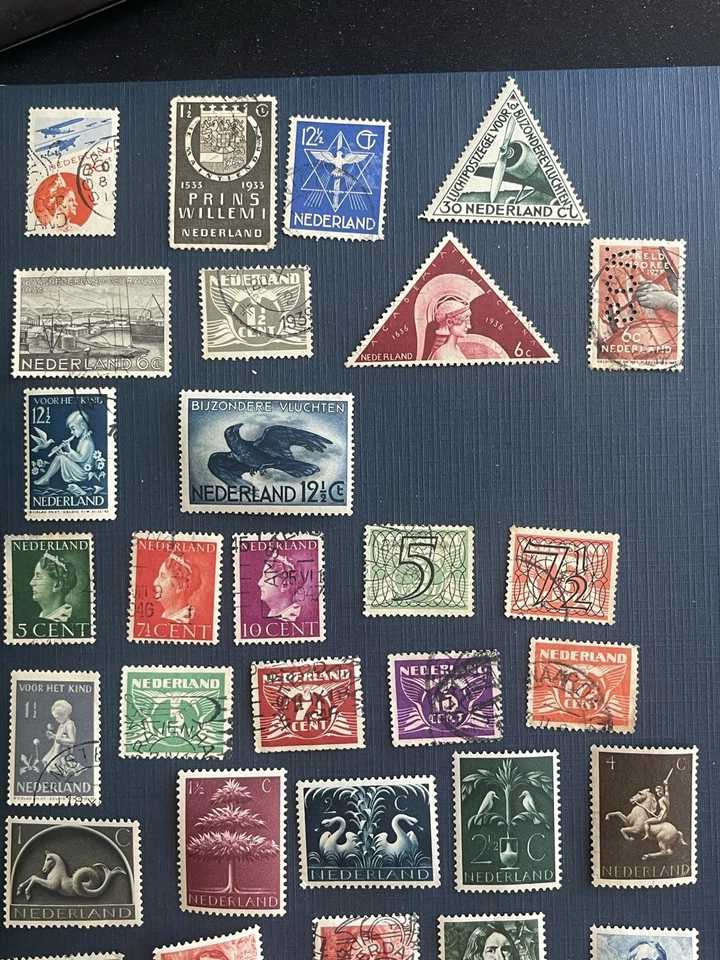 Netherlands 1931-1944 Mix 37 Stamps ( 17 MLH,CTO-3,used-17), F/VF, See Photos - Image 2 of 4