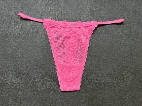5 Pack Victoria&rsquo;s Secret sz L Lace Thong String Panties Bundle Lot Set