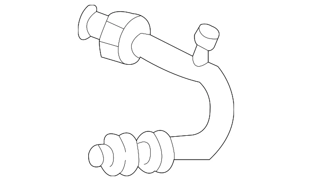 Conjunto de manguera de compresor y condensador de aire acondicionado genuino GM 19169333 Foto 2 de 3