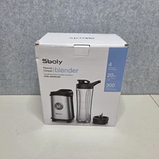 Sboly Personal Blender - Stanless Steel, 600 ml capacity jar, smoothies