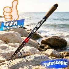 Carbon Fiber Telescopic Spinning Fishing Rod ...