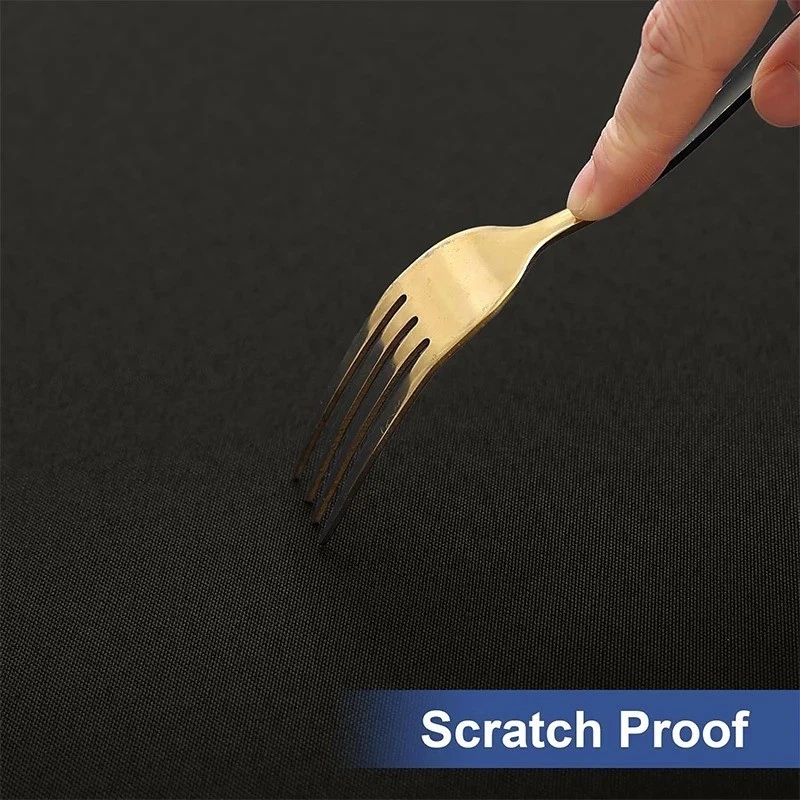 Toalha de mesa dobrável de plástico para refeições internas/externas e festas de Natal - Imagem 4 de 4