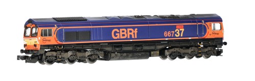 2D-007-006 Dapol Spur N Baureihe 66 66737 "Lesia" in GBRF - lose Karosserie (gebraucht) | Zustand: Used
