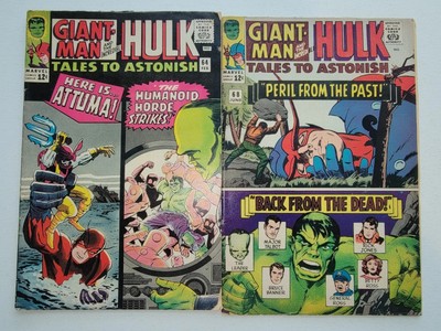 Tales to Astonish Silver Age Lot (2)  #64 FN- & 68 FN+ 1st Leader Cover 1965