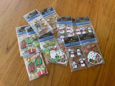Recollections Christmas 3D Stickers-Penguins, Snowmen, Santa, Gilts - You Choose