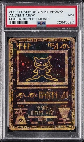 2000 POKEMON GAME MOVIE POKEMON 2000 MOVIE ANCIENT MEW PSA 7