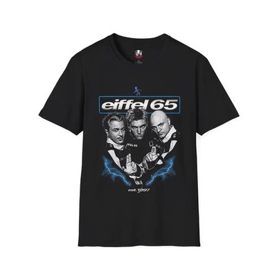 Eiffel 65 T-Shirt, 90s Music Shirt, Euro Music Lover Gift, Vintage 90s Style, Ei