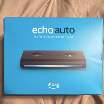 Amazon Echo Auto Black Alexa Smart Speaker Car Bluetooth AUX Hands-Free Voice