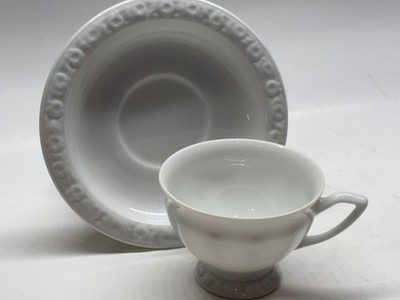 Rosenthal - Continental Maria White  Demitasse espresso  Cup and  Saucer 6278361