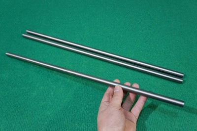 13mm Titanium Grade 5 Round Bar .511'' x 20'' Metal 6al-4v Alloy 1/2 in Rod 3pc