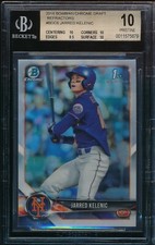 BGS 10 JARRED KELENIC 2018 Bowman Chrome Draft REFRACTOR Rookie Card RC PRISTINE