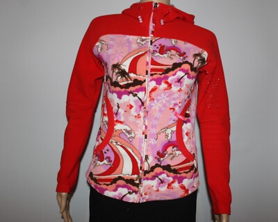   PLUSMINUS by CHIEMSEE Fleecejacke   Gr. S Kapuzenjacke  tolles Muster  