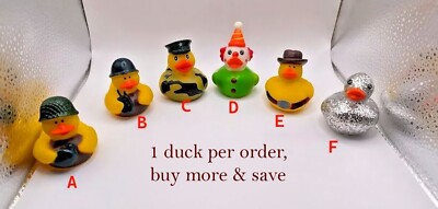 Rarest Rubber Duckies Ducks - Choose Color & Style - Jeep Ducking - US Shipper