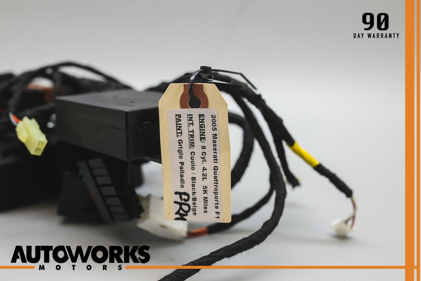 03-08 Maserati Quattroporte M139 Front Right Side Seat Wire Wiring Module OEM