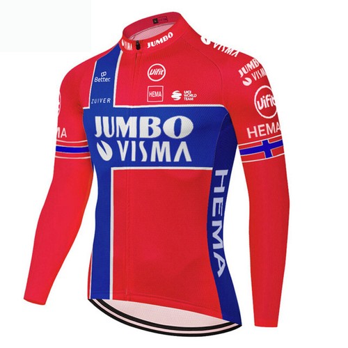 Men Team Cycling Jersey Long Sleeve Bike Shirt Quick Dry Outdoor Bicycle Uniform - Picture 24 of 53